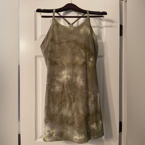 Exercise dress tie dye